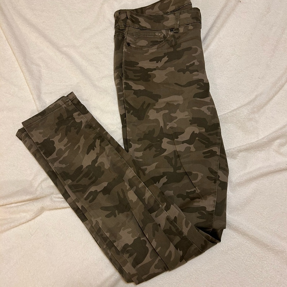 Maurice’s Green Camouflage Jeggings